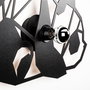 Opviq Lámpara de Pared Animal Negra W-027
